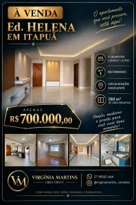 Apartamento com 3 Quartos à venda, 180m² no Itapuã, Vila Velha