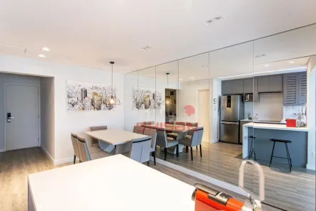 Apartamento com 1 Quarto para alugar, 56m² no Vila Nova Conceição, São Paulo