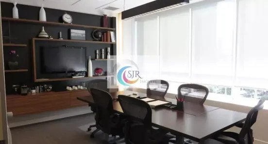 Sala Comercial para alugar, 136m² no Cidade Monções, São Paulo