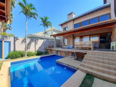 Casa de Condomínio com 4 Quartos para alugar, 420m² no Alphaville Dom Pedro, Campinas
