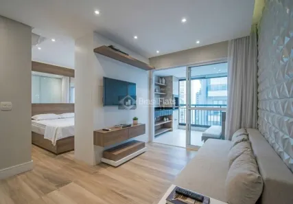 Apartamento com 1 Quarto para alugar, 52m² no Vila Cordeiro, São Paulo