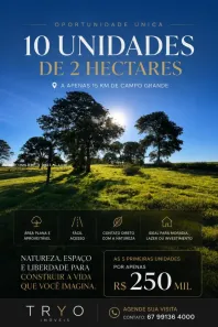 Fazenda/Sítio à venda, 20000m² no Área Rural de Campo Grande, Campo Grande