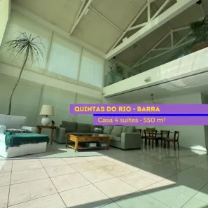 Casa de Condomínio com 5 Quartos à venda, 550m² no Barra da Tijuca, Rio de Janeiro