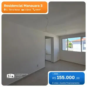 Apartamento com 2 Quartos à venda, 44m² no Colônia Terra Nova, Manaus