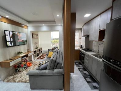 Apartamento com 2 Quartos para venda ou aluguel, 53m² no Jardim Portão Vermelho, Vargem Grande Paulista
