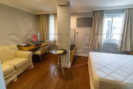 Flat com 1 Quarto para alugar, 29m² no Cerqueira César, São Paulo