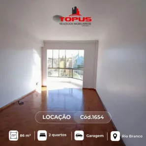 Apartamento com 2 Quartos para alugar, 86m² no Rio Branco, Caxias do Sul