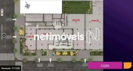 Ponto Comercial à venda, 425m² no Barro Preto, Belo Horizonte