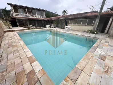 Casa de Condomínio com 5 Quartos para alugar, 430m² no Balneario Praia do Perequê, Guarujá