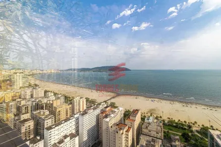 Apartamento com 3 Quartos para alugar, 105m² no Gonzaga, Santos