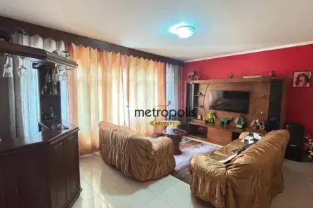 Sobrado com 4 Quartos à venda, 209m² no Parque Erasmo Assunção, Santo André