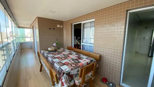Apartamento com 2 Quartos para alugar, 77m² no Tupi, Praia Grande