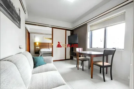 Flat com 1 Quarto à venda, 33m² no Cidade Monções, São Paulo