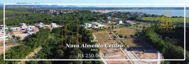 Lote/Terreno à venda, 300m² no Nova Almeida Centro, Serra