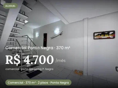 Prédio Comercial para alugar, 370m² no Ponta Negra, Manaus