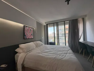 Apartamento com 1 Quarto para alugar, 30m² no Indianópolis, São Paulo
