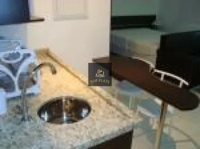 Flat com 1 Quarto para alugar, 30m² no Indianópolis, São Paulo
