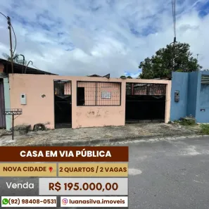 Casa com 2 Quartos à venda, 200m² no Nova Cidade, Manaus