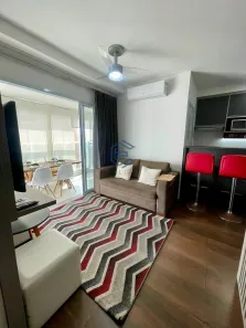 Apartamento com 1 Quarto para alugar, 48m² no Ponta da Praia, Santos