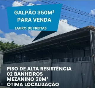 Galpão/Depósito/Armazém à venda, 380m² no Recreio Ipitanga, Lauro de Freitas