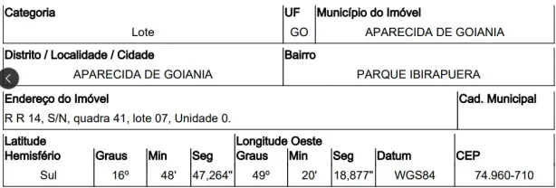 Lote/Terreno à venda, 360m² no Parque Ibirapuera, Aparecida de Goiânia