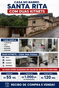 Casa com 3 Quartos à venda, 150m² no Santa Rita de Cássia, Juiz de Fora