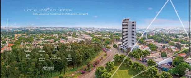 Apartamento com 3 Quartos à venda, 81m² no Zona 06, Maringá