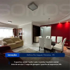 Apartamento com 3 Quartos para alugar, 10m² no Centro, Petrolina