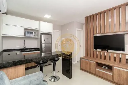 Apartamento com 1 Quarto para alugar, 27m² no Juvevê, Curitiba