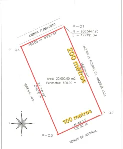 Lote/Terreno à venda, 20000m² no Distrito Industrial II, Manaus