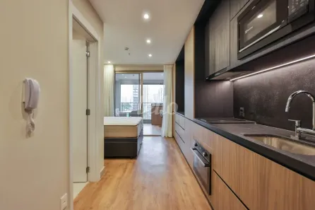 Apartamento com 1 Quarto para alugar, 32m² no Indianópolis, São Paulo