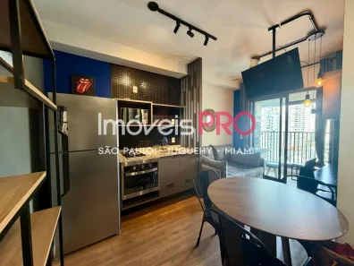 Apartamento com 1 Quarto para alugar, 30m² no Indianópolis, São Paulo