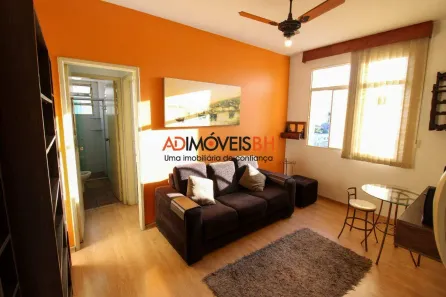 Apartamento com 1 Quarto para alugar, 35m² no Centro, Belo Horizonte