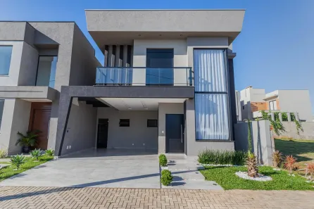 Casa de Condomínio com 4 Quartos para venda ou aluguel, 206m² no Cará-cará, Ponta Grossa
