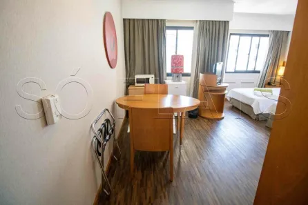 Flat com 1 Quarto para alugar, 26m² no Indianópolis, São Paulo