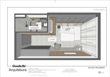 Apartamento com 1 Quarto à venda, 27m² no Três Figueiras, Porto Alegre
