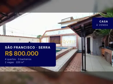 Casa com 4 Quartos à venda, 220m² no São Francisco, Serra