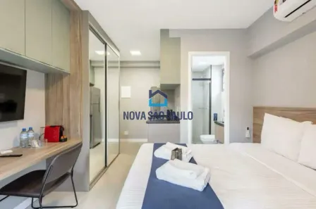 Apartamento com 1 Quarto à venda, 30m² no Indianópolis, São Paulo