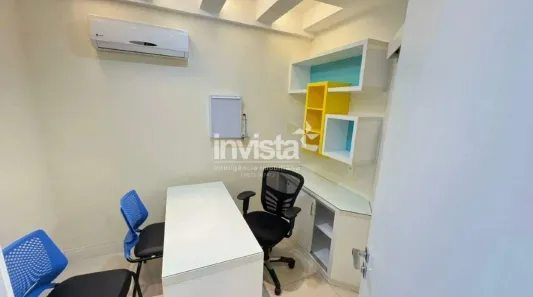 Sala Comercial para alugar, 72m² no Vila Mathias, Santos