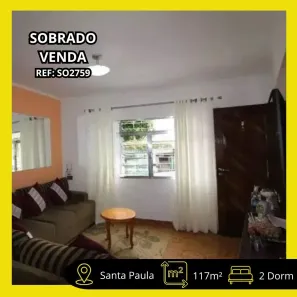 Sobrado com 2 Quartos à venda, 100m² no Boa Vista, São Caetano do Sul