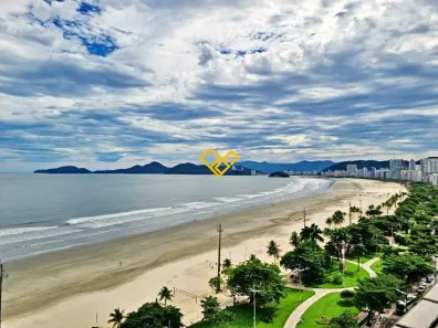 Apartamento com 3 Quartos para alugar, 134m² no Boqueirão, Santos