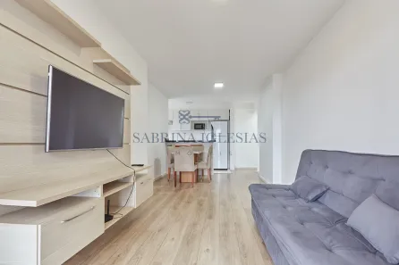 Apartamento com 1 Quarto à venda, 55m² no Centro, Curitiba