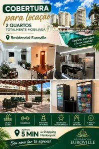 Apartamento com 2 Quartos para alugar, 83m² no Chácaras Alto da Glória, Goiânia