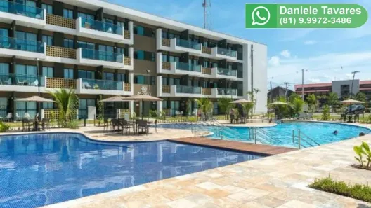 Flat com 1 Quarto à venda, 28m² no N. Sra. do Ó, Ipojuca