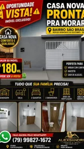 Casa com 2 Quartos à venda, 105m² no São Brás, Nossa Senhora do Socorro