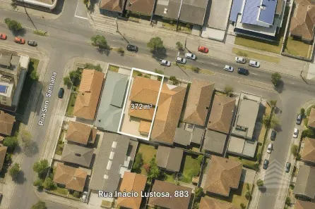 Lote/Terreno à venda, 372m² no São Francisco, Curitiba