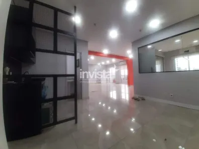 Sala Comercial para alugar, 52m² no Vila Mathias, Santos