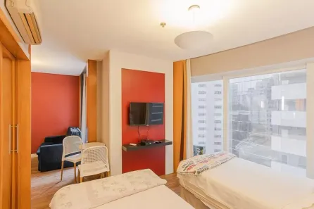 Apartamento com 1 Quarto para alugar, 34m² no Paraíso, São Paulo