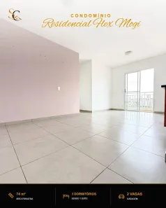 Apartamento com 3 Quartos à venda, 74m² no Vila Mogilar, Mogi das Cruzes