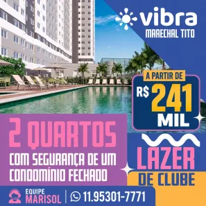 Apartamento com 2 Quartos à venda, 37m² no Jardim Silva Teles, São Paulo